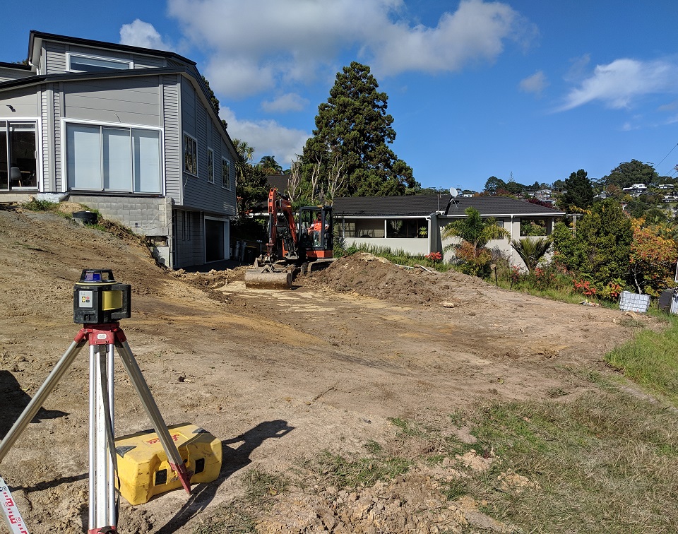 Earth works - Reduced level dig to level formation